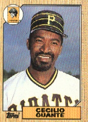 1987 Topps Baseball Cards      219     Cecilio Guante